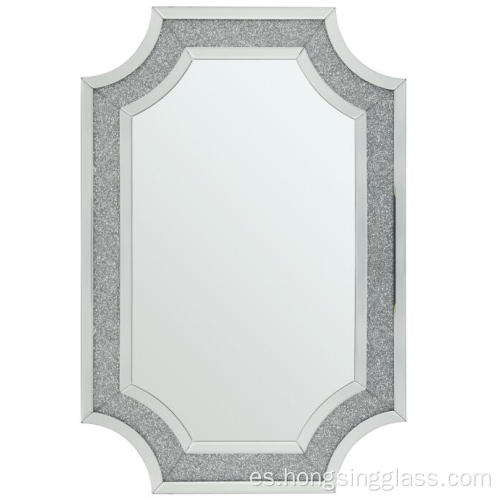 Espejo colgado de espejo transparente de forma especial